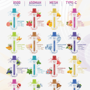 MEHA魅嗨拋棄式電子煙全口味一覽圖，多種水果口味一次看